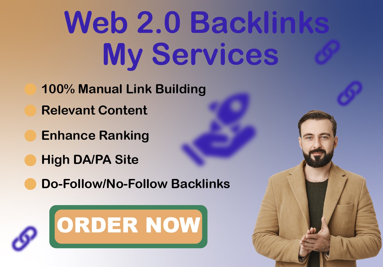 I will create 100 SEO friendly web 2.0 backlinks for ...