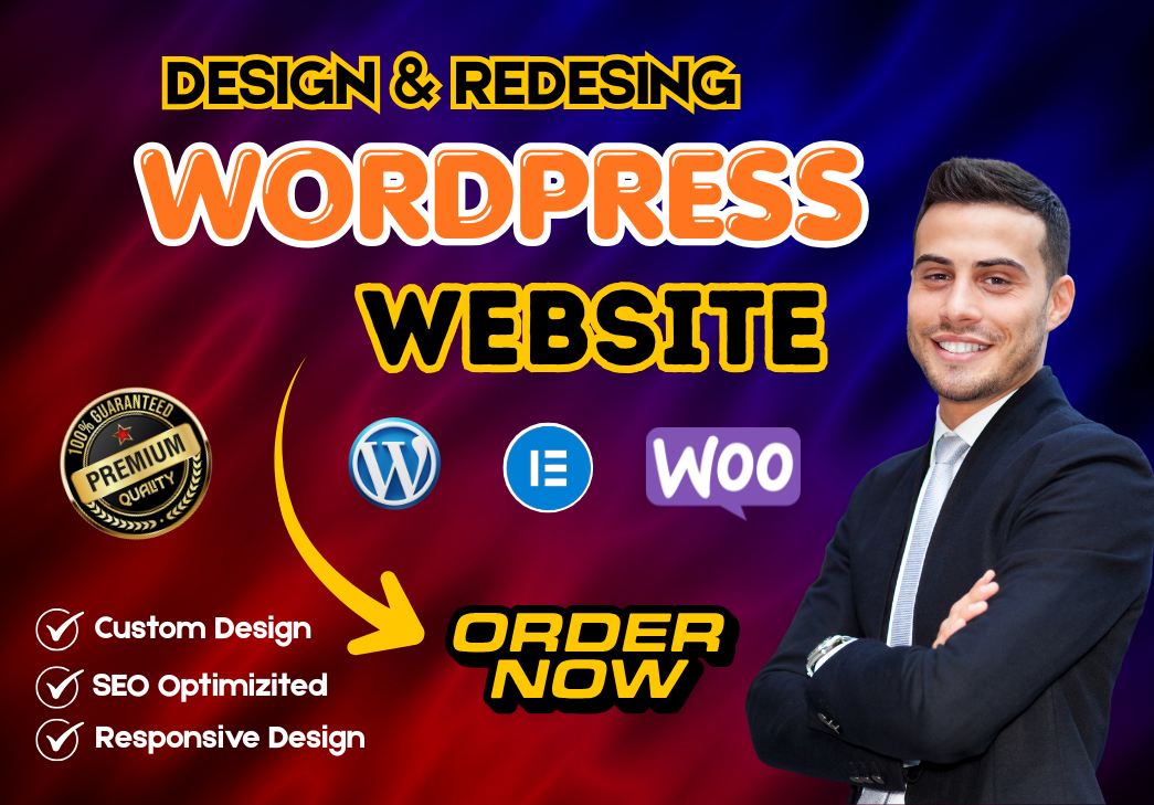 I will build a Premium WordPress Website with Expert design for you.