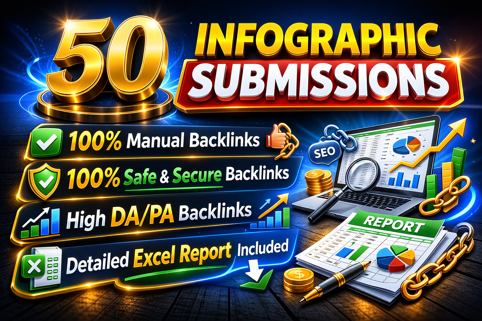 50 High DA Infographic Submissions for Powerful SEO Backlinks
