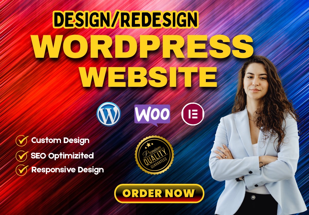 I will build a Professional WordPress Website or E-Commerce store.