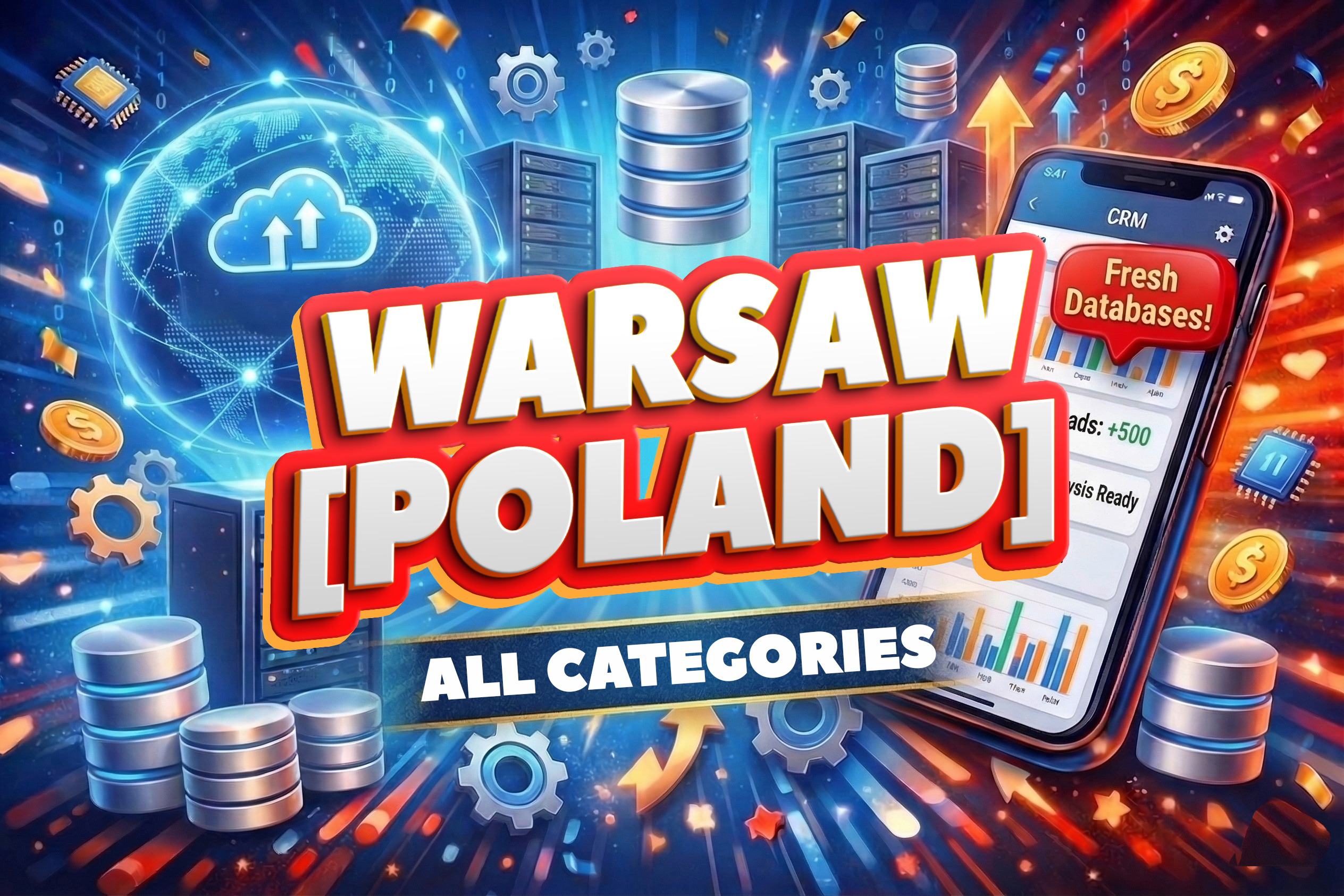 Premium B2B leads Database Warsaw Poland. Email and P...