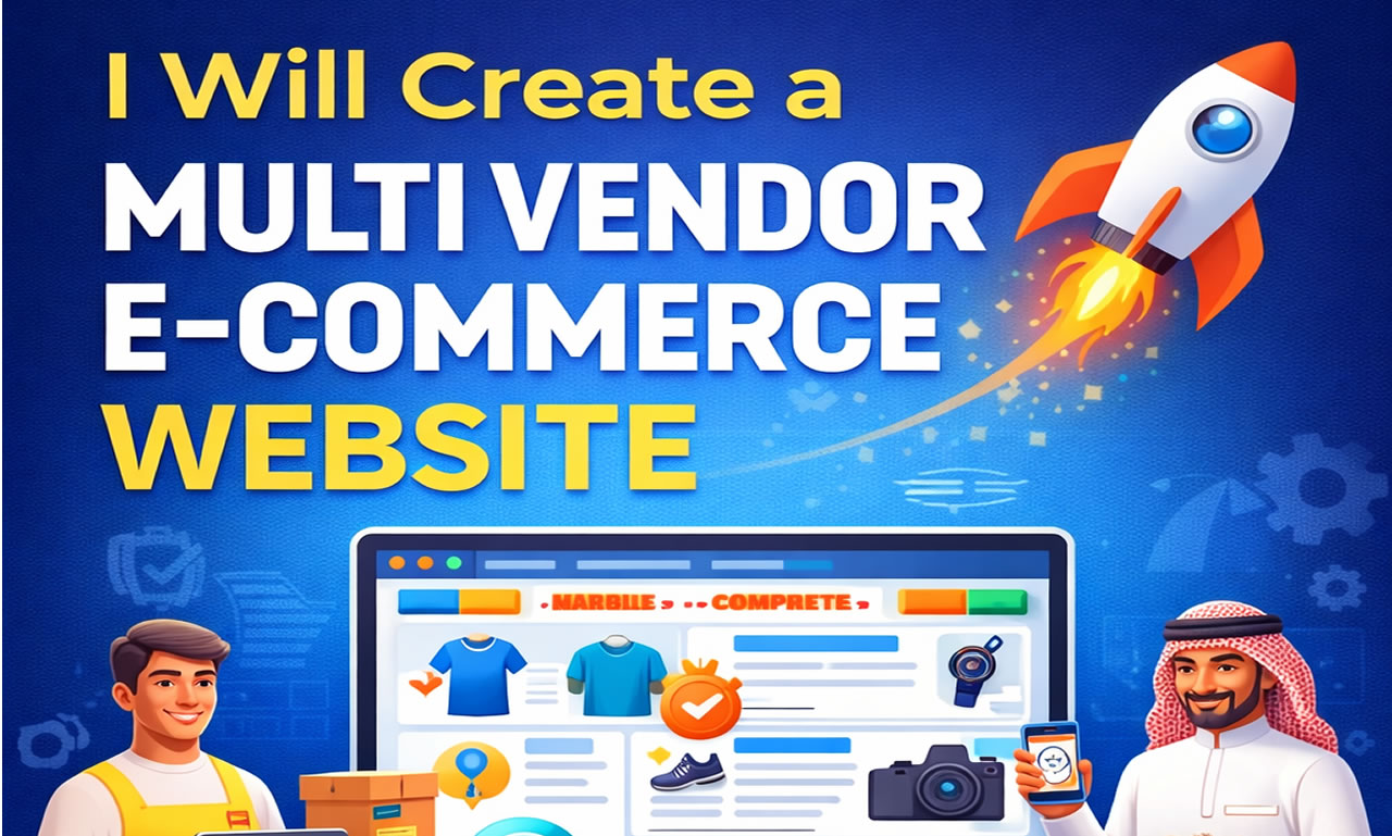 I Will Create a Multi vendor e-Commerce Website