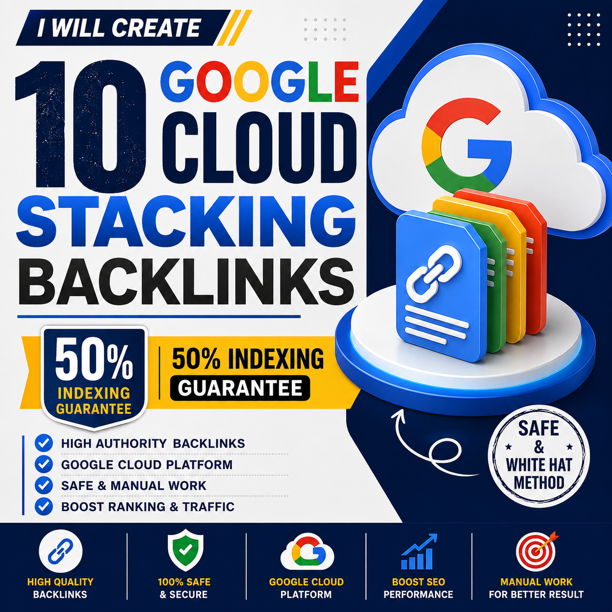 I Will Create 10 Google Cloud Stacking Backlinks With...