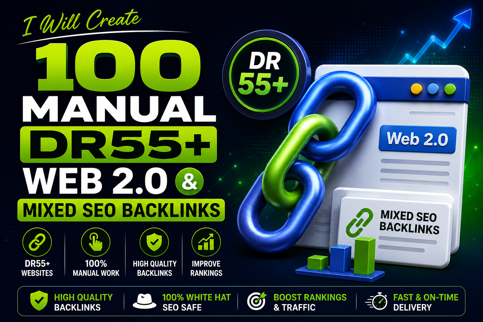 I Will Create 100 Manual DR55+ Web 2.0 and Mixed SEO ...
