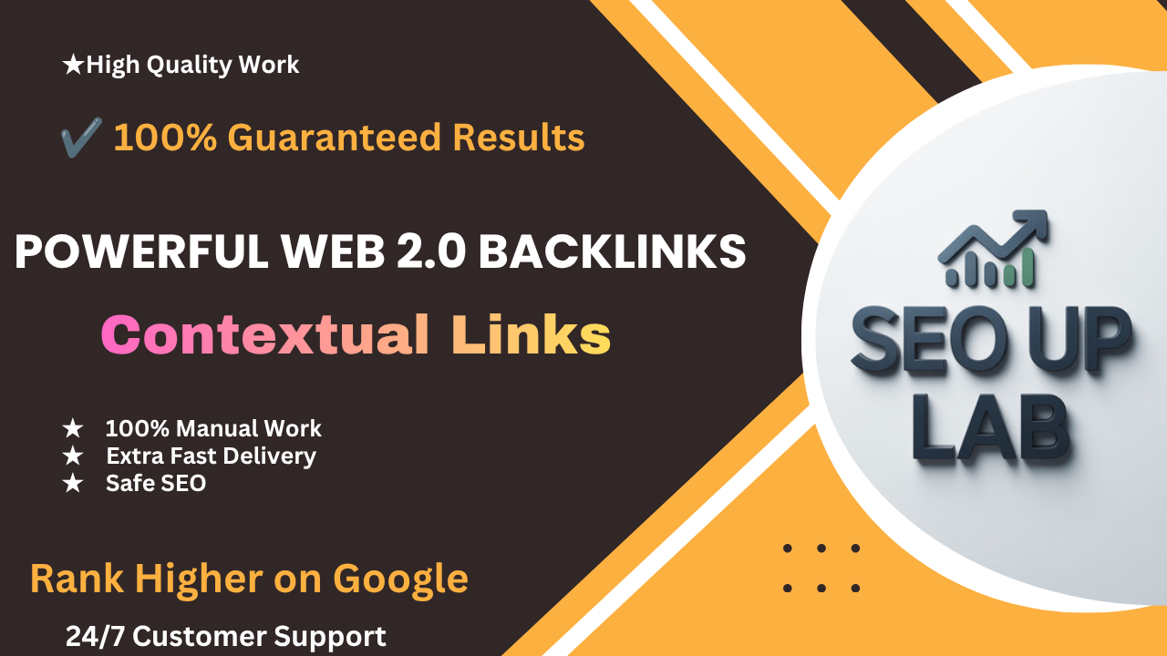 Build 50 web 2.0 Highest Quality & Most Effective...