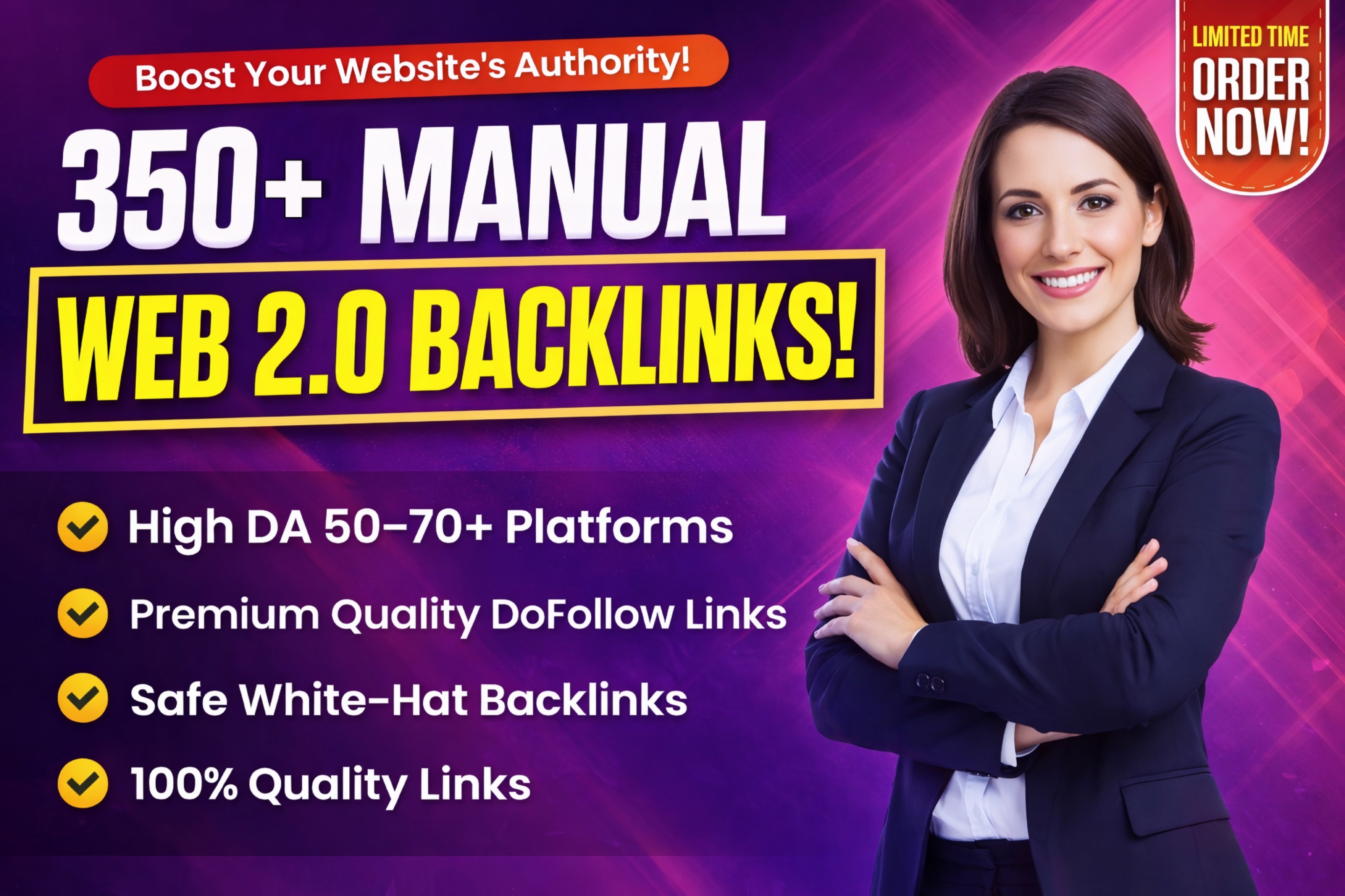 Build Powerful 350+ Unique Web 2.0 Backlinks Backlink...