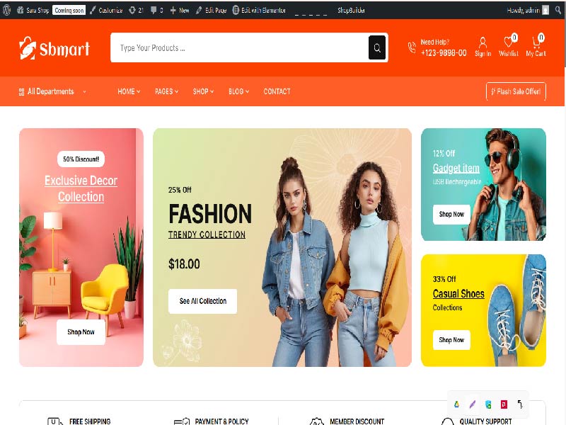 I will create a wordpress website, design/redesign wordpress website and WordPress development