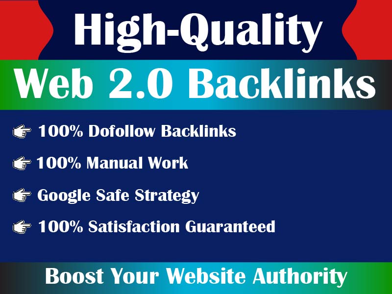 I Will Create Web 2.0 Backlinks for google rank