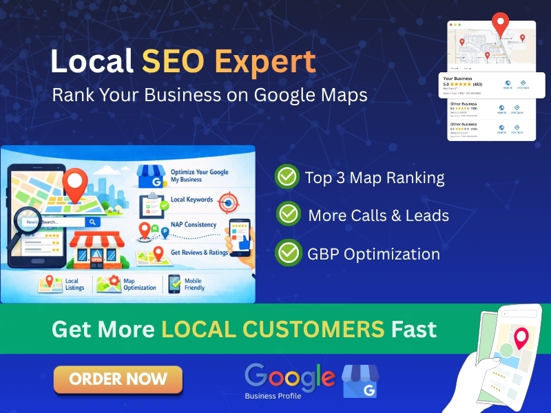 I will do local SEO, GBP optimization and improve Google Maps ranking