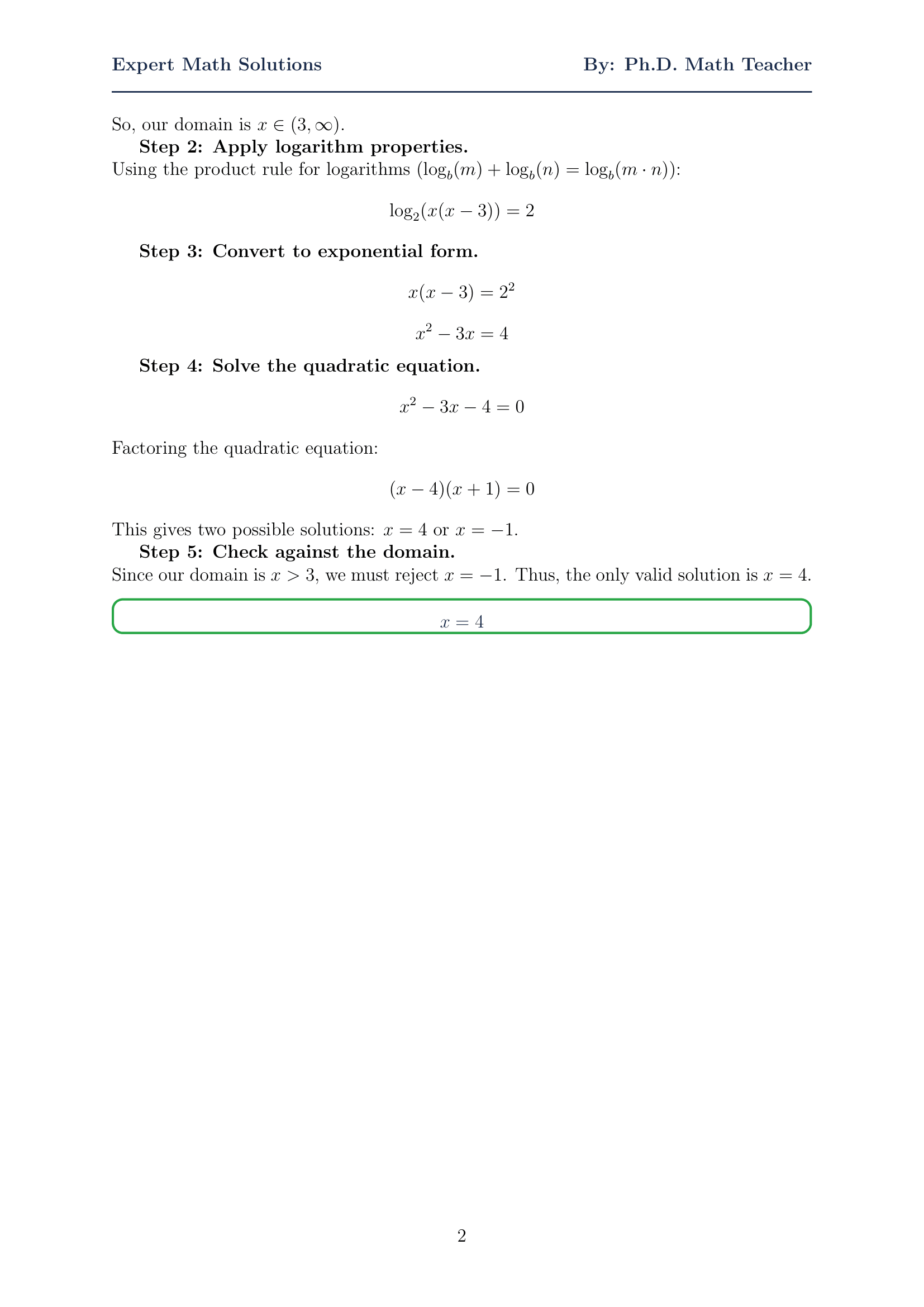 I will be your expert math tutor and help you solve assignments step-by-step