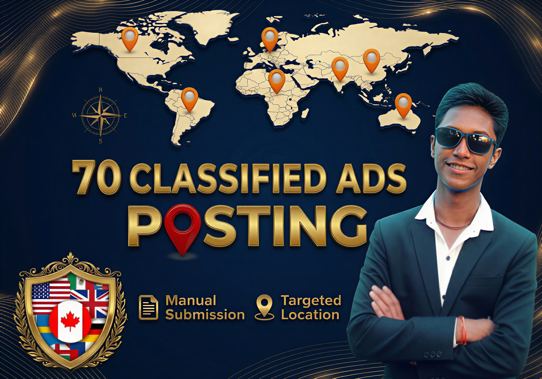 70 High-DA Classified Ads Posting Global Targeted Tra...