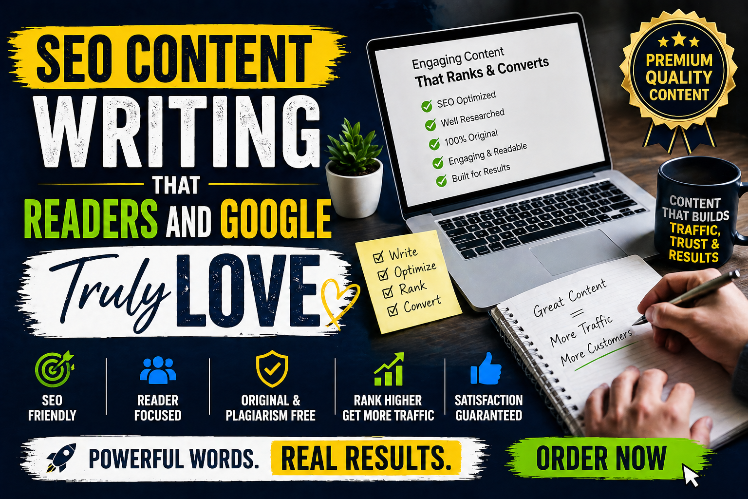 SEO Content Writing That Readers and Search Engines love