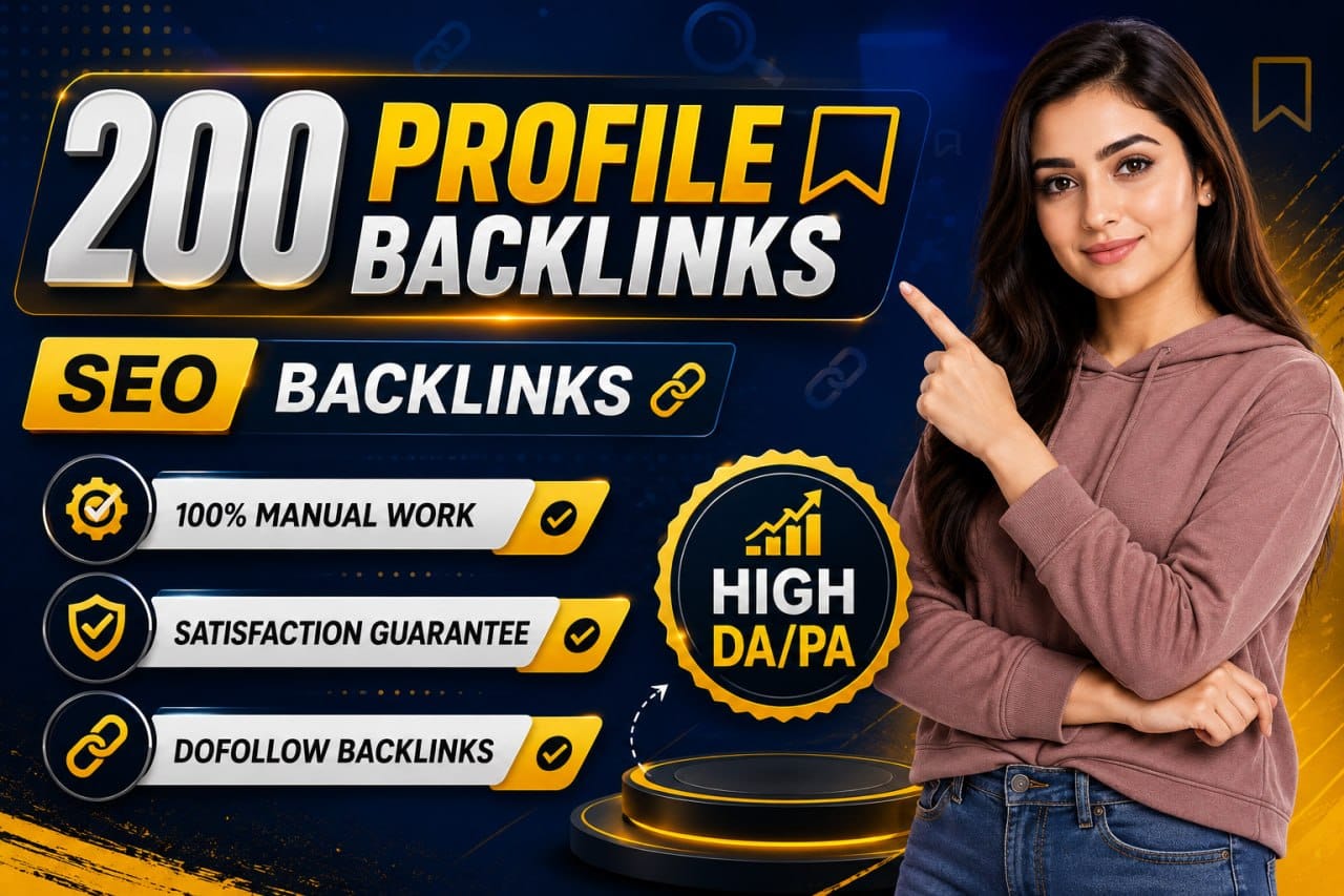  Premium profile Backlinks for Boost your website Ranking