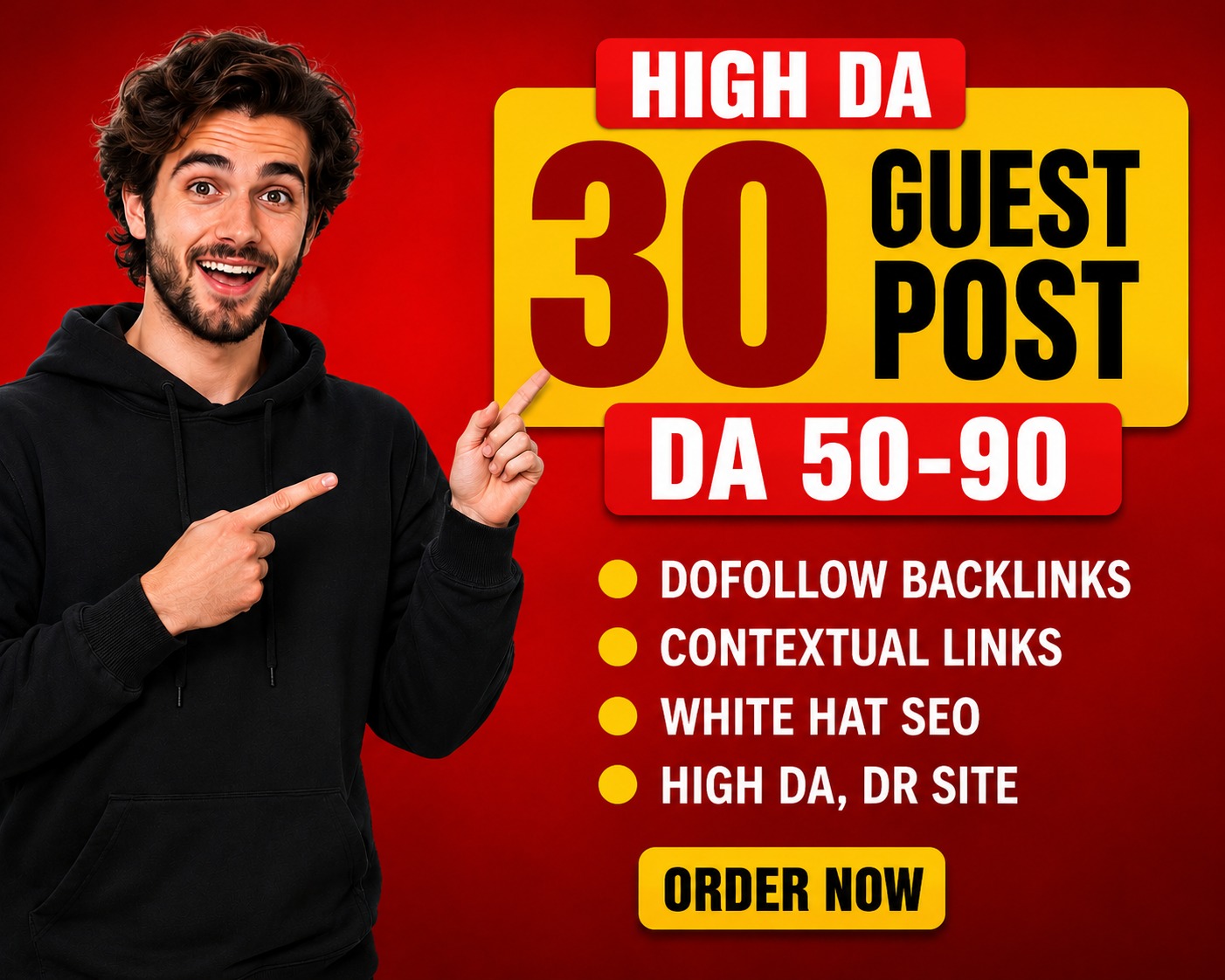 provide 30 high DA guest posts with dofollow contextual backlinks