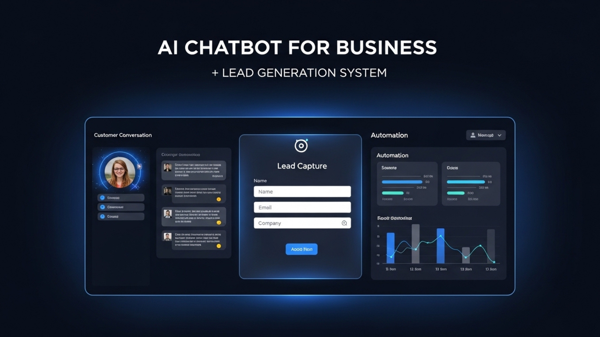I will build AI chatbot, AI automation system and AI business assistant for leads and sales