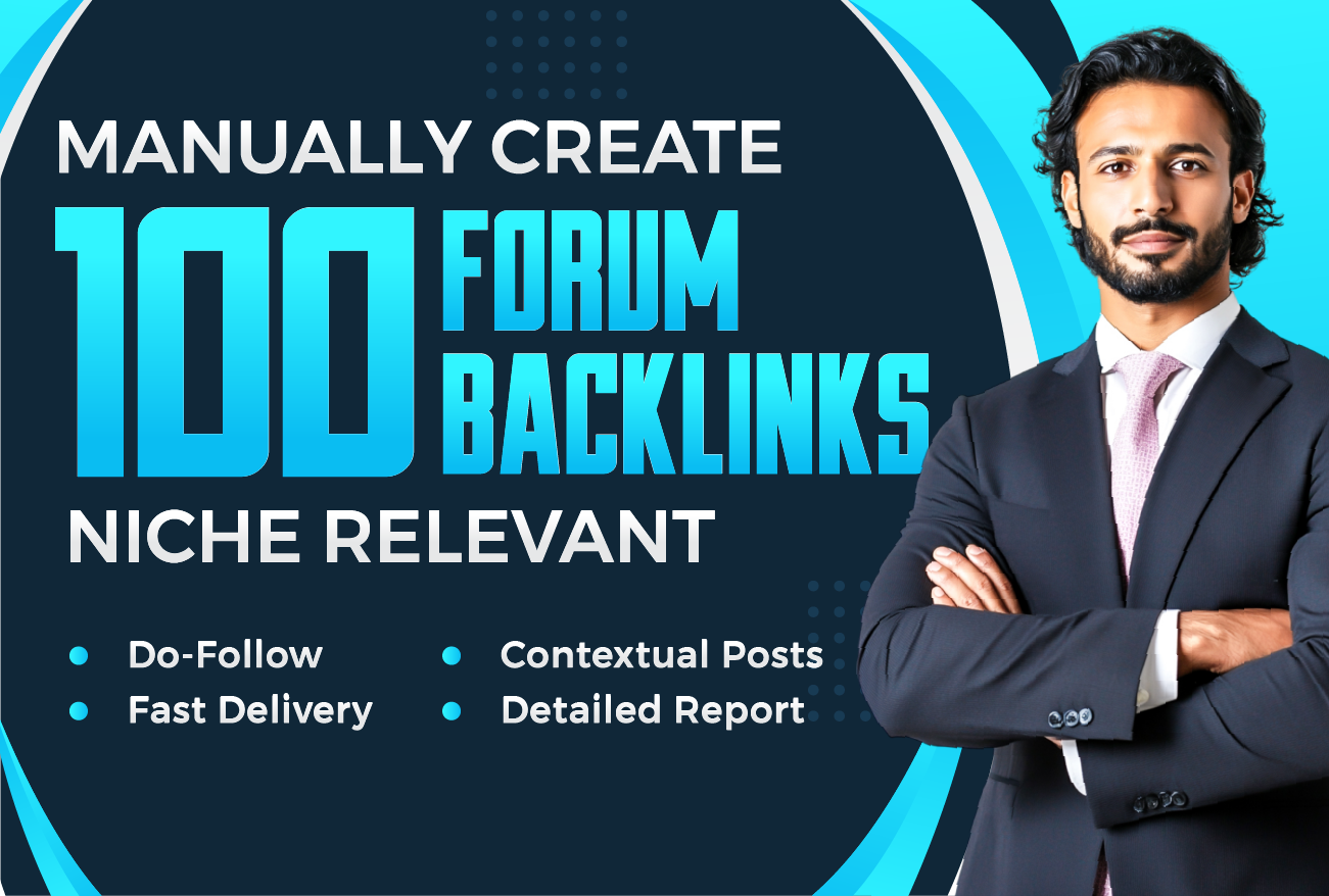 Premium 100 Manual Forum Backlinks to Boost Your Webs...