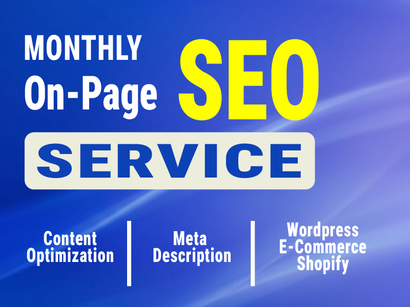 I will Enhance Website, Product, Services with Professional On-Page SEO to rank on Google