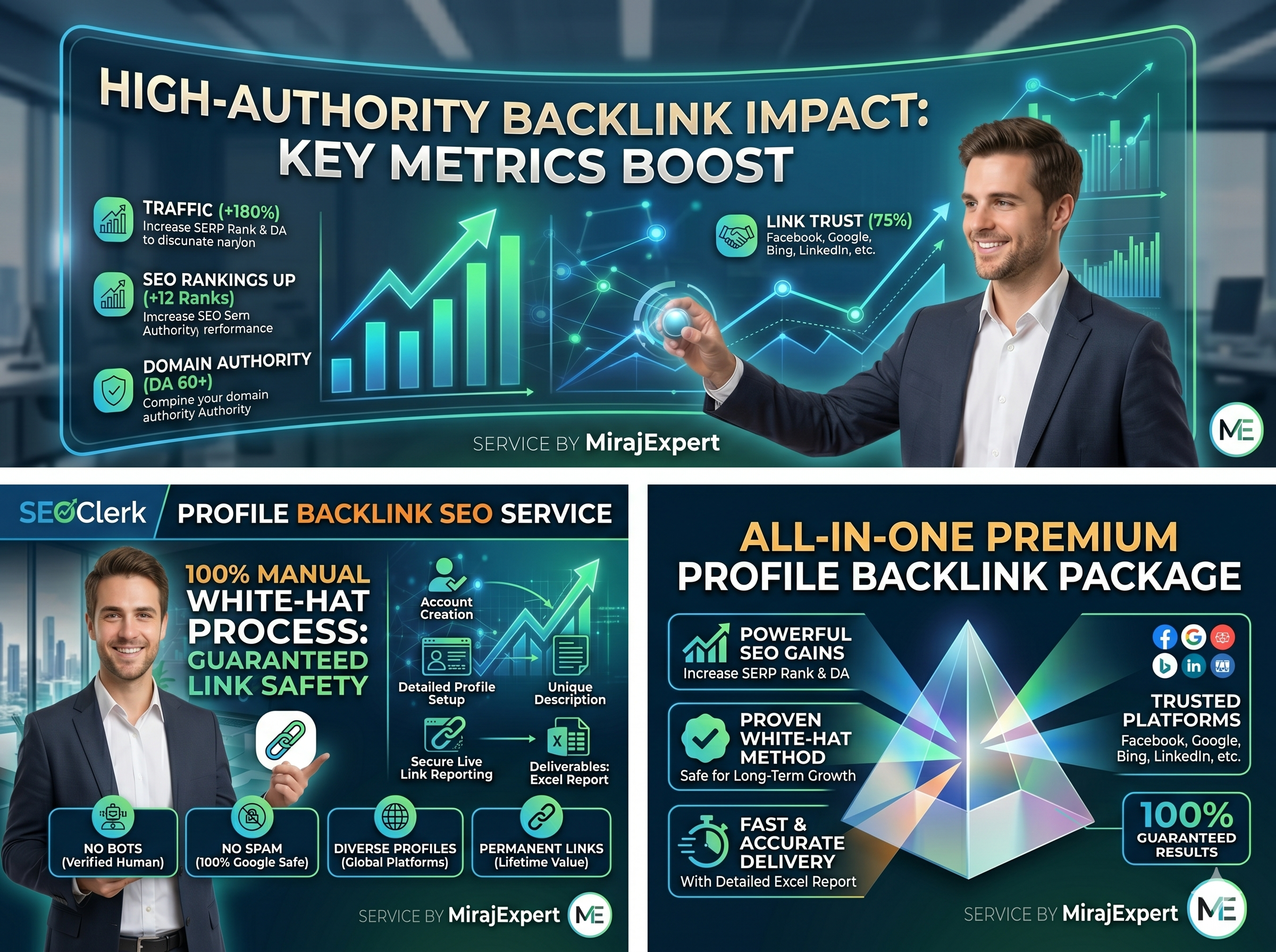 I Will Build High Authority 110 Manual Profile Backlinks for Safe SEO Growth