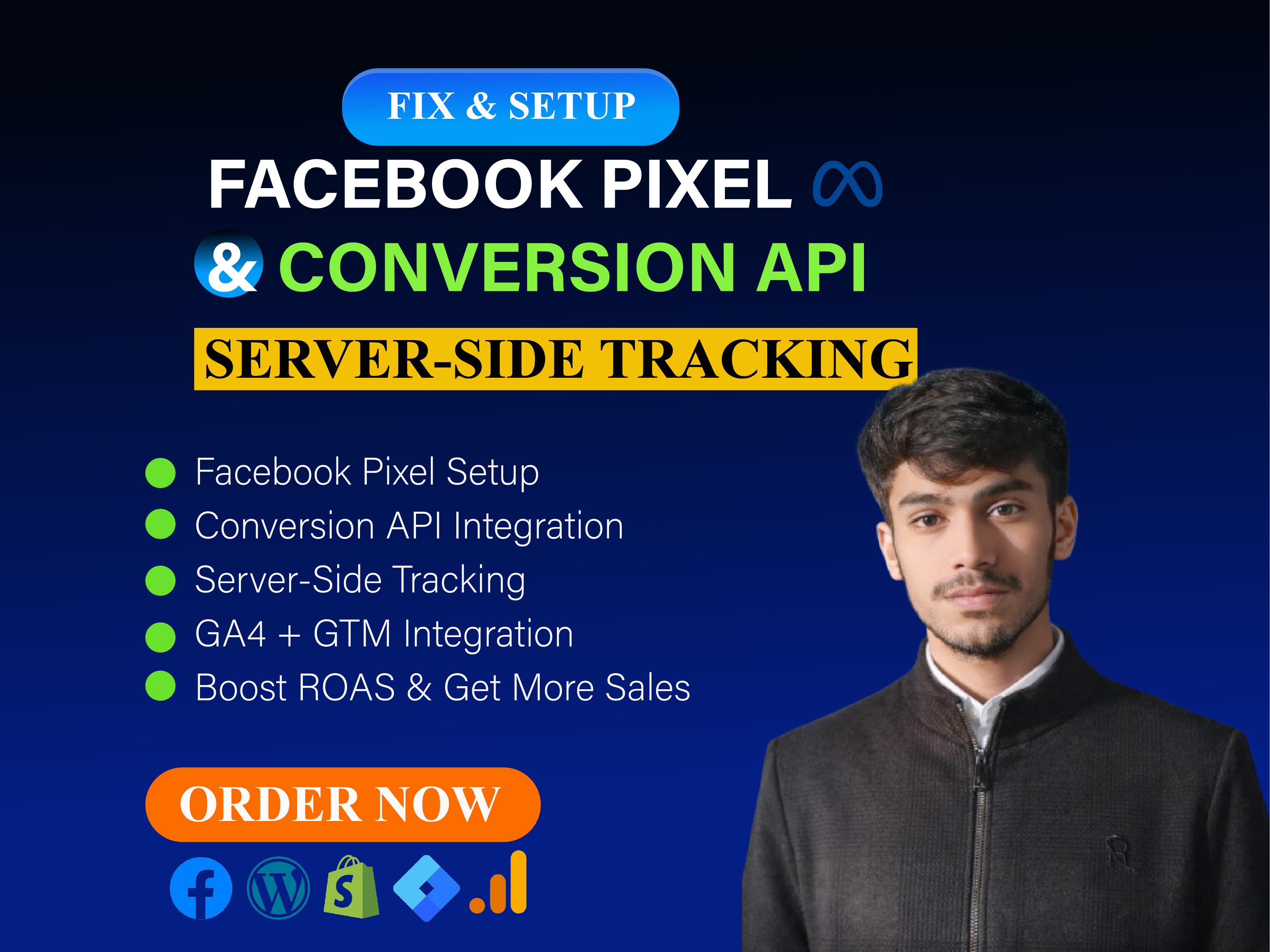 I will fix Meta Pixel, Conversion API, GA4 and GTM tracking