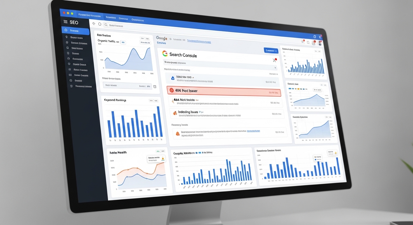 I will fix Google Search Console errors, indexing issues, 404 coverage and SEO problems