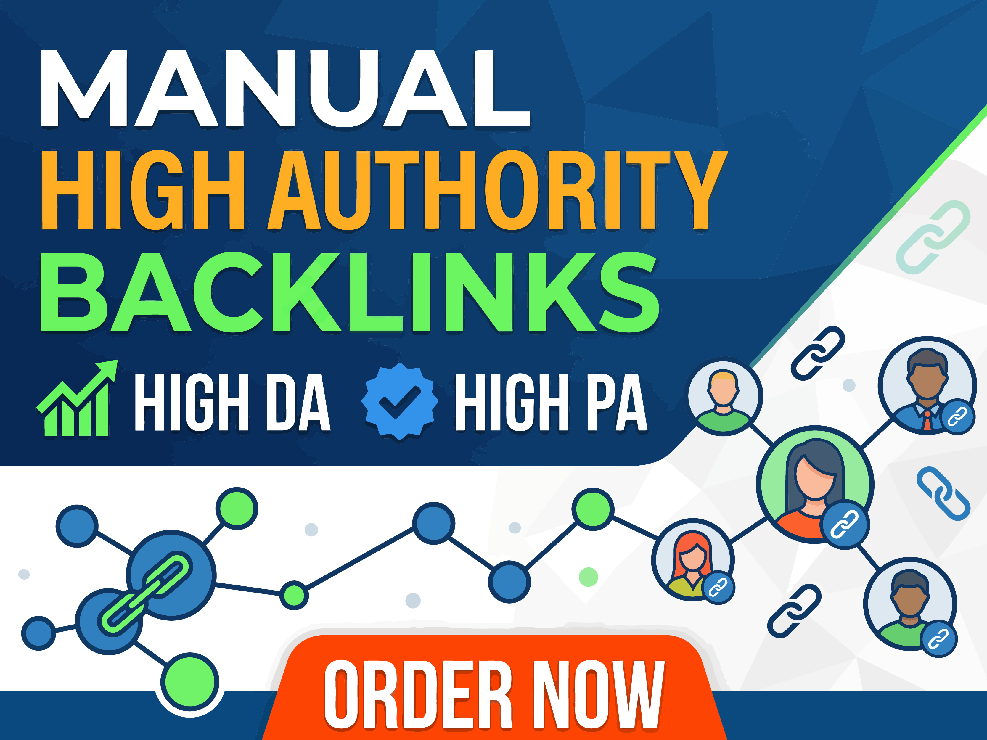 Manual High Authority Backlinks - High DA/PA Profile Backlinks Service