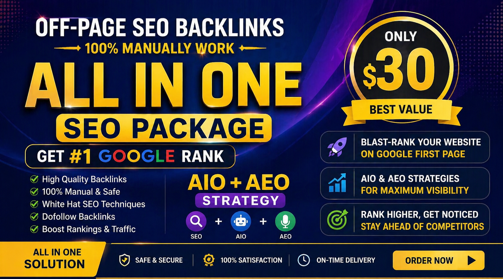 SEO rank Blast-Rank on google first page with AIO and...