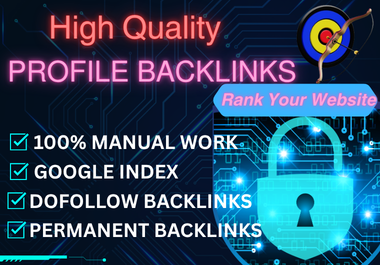 I Will Provide 55 Permanent Dofollow Profile Backlink...