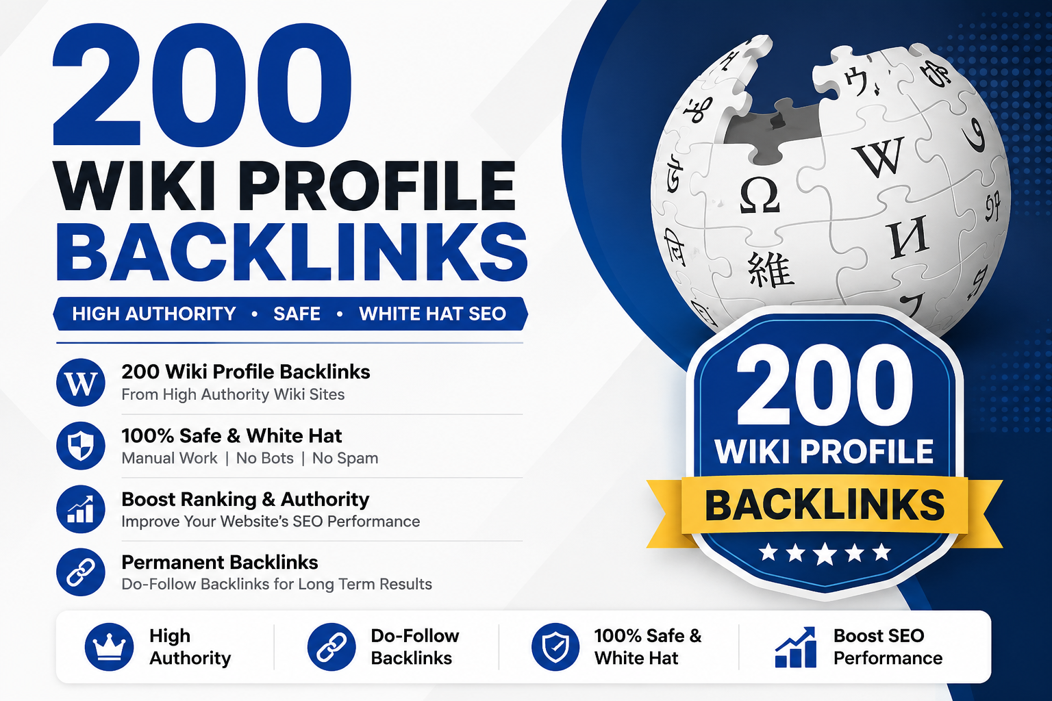 I Will Create 200 Safe Wiki Profile Backlinks for Better Rankings