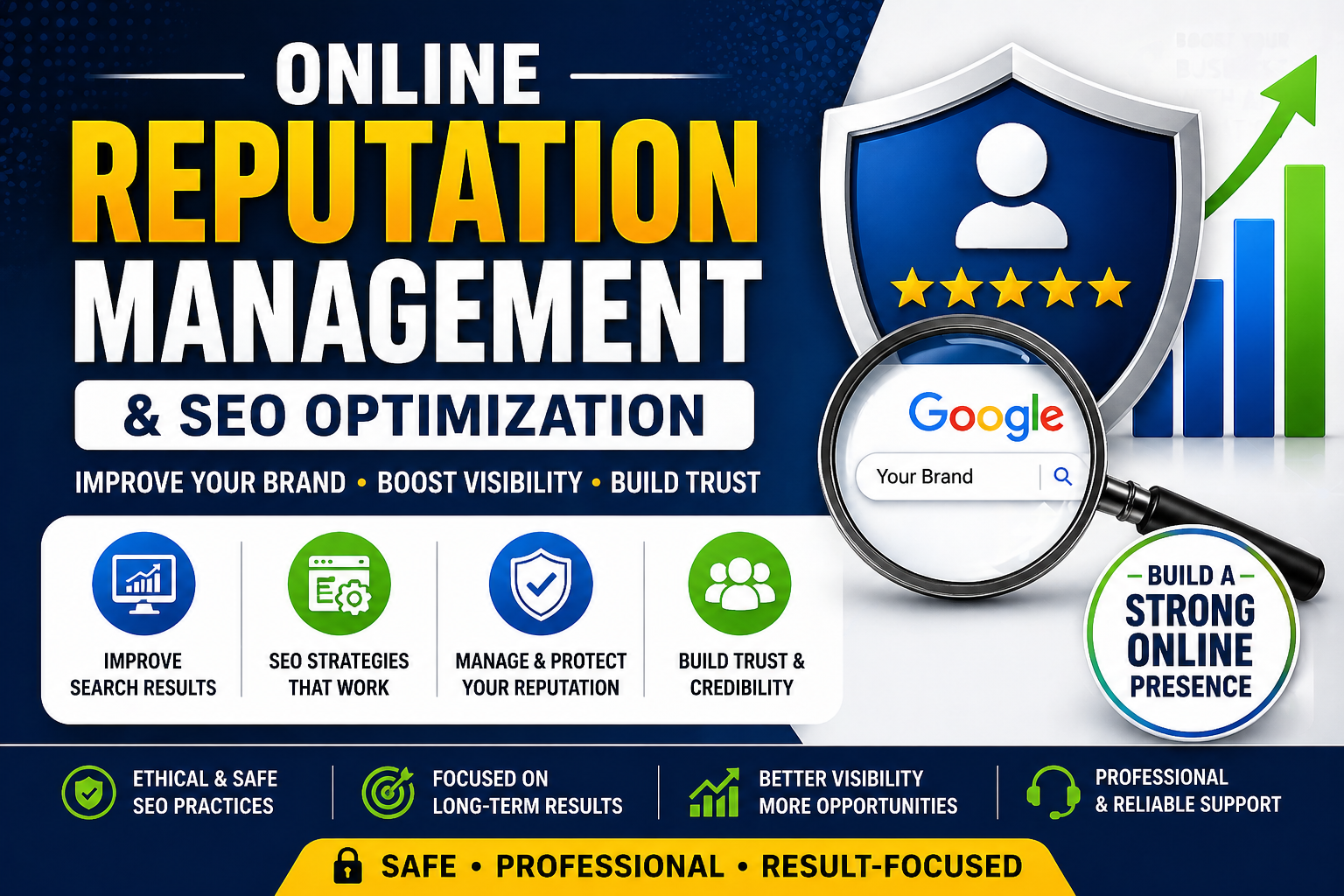 I will do google top ranking manage your online reput...