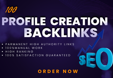 I Will Create 100% Manual Profile Backlinks for Google Ranking 