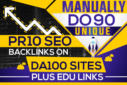 Increase Ranking with 100 Unique Domain High Authority Backlinks 