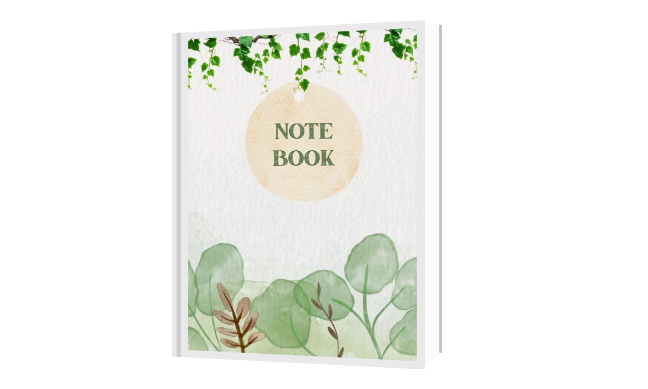 I will design aesthetic minimalist custom book covers and journal covers