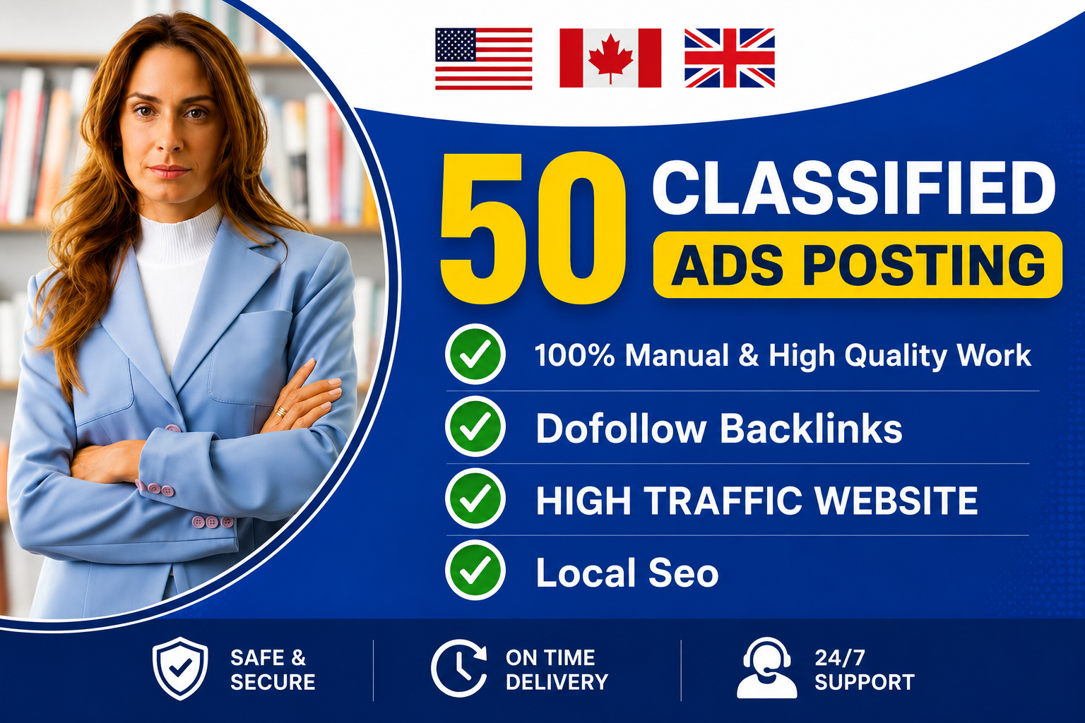 I Will Do 50 High Quality Manual Classified Ads Posting for SEO Backlinks