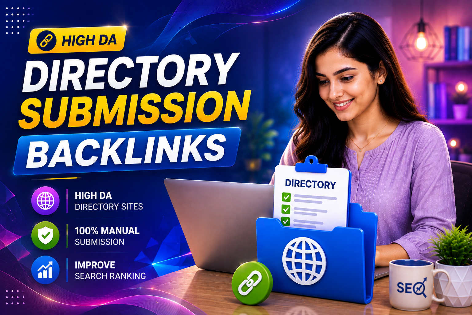 High Authority Manual 100 Directory Submission Backli...