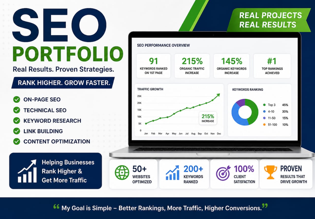 I will do advanced on page SEO optimization for higher ranking and traffic.