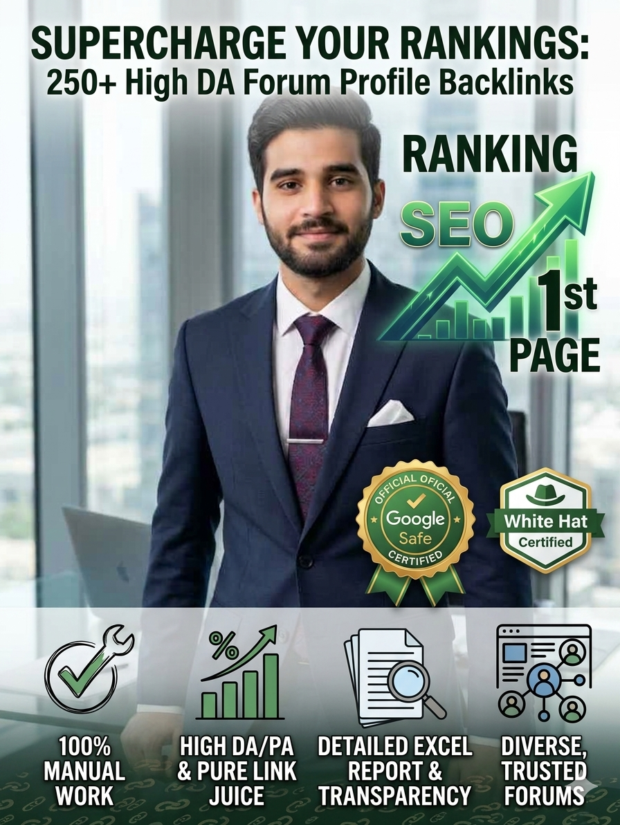 250 High-Quality Forum Profile Back-links Boost Websi...