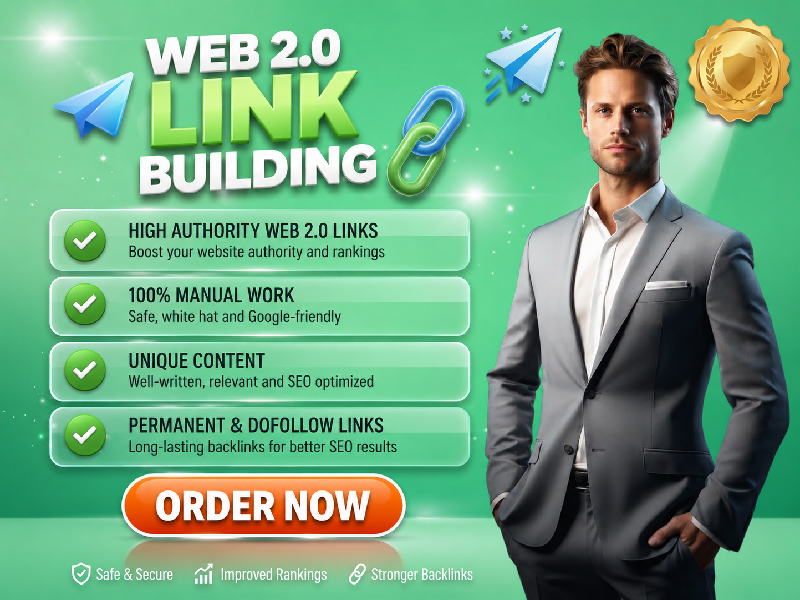 High Authority Web 2.0 Link Building for Safe SEO Growth