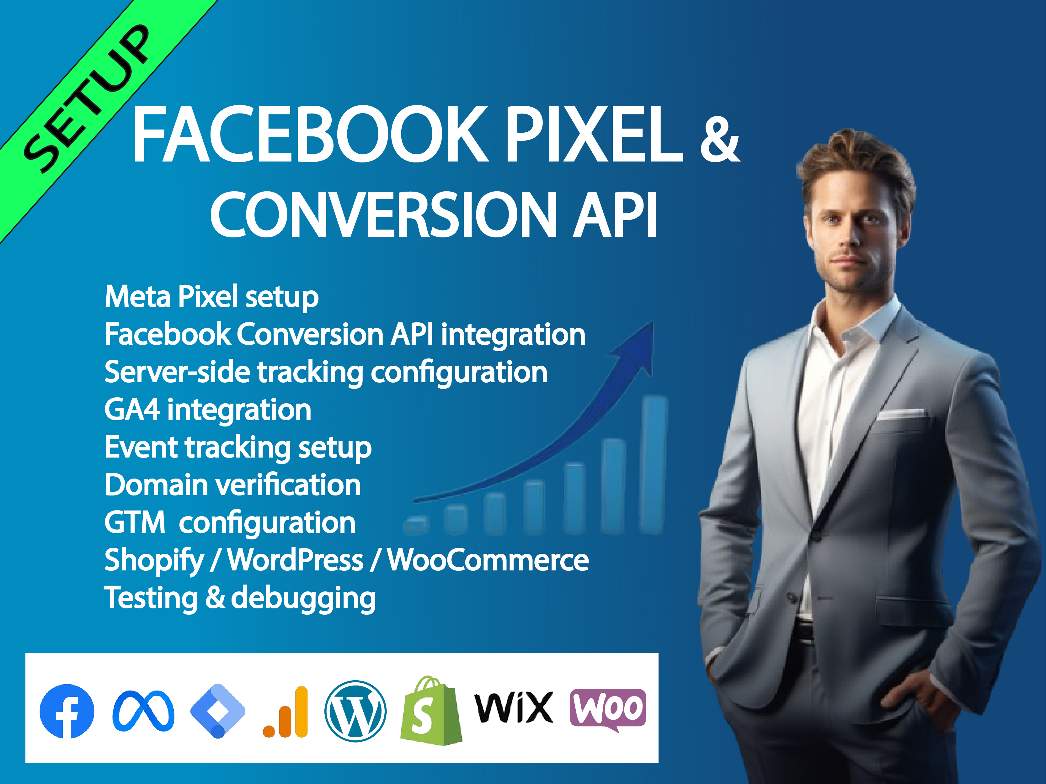 I will setup Meta Pixel Conversion API 
