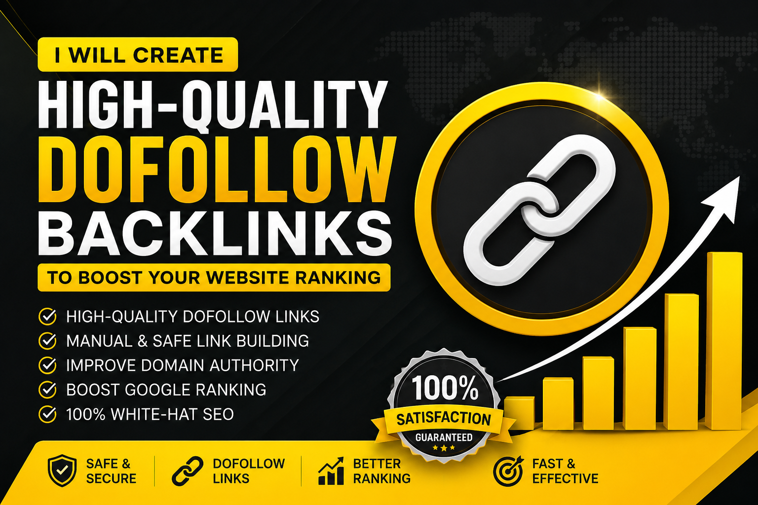 I will create powerful dofollow backlinks for Google ...