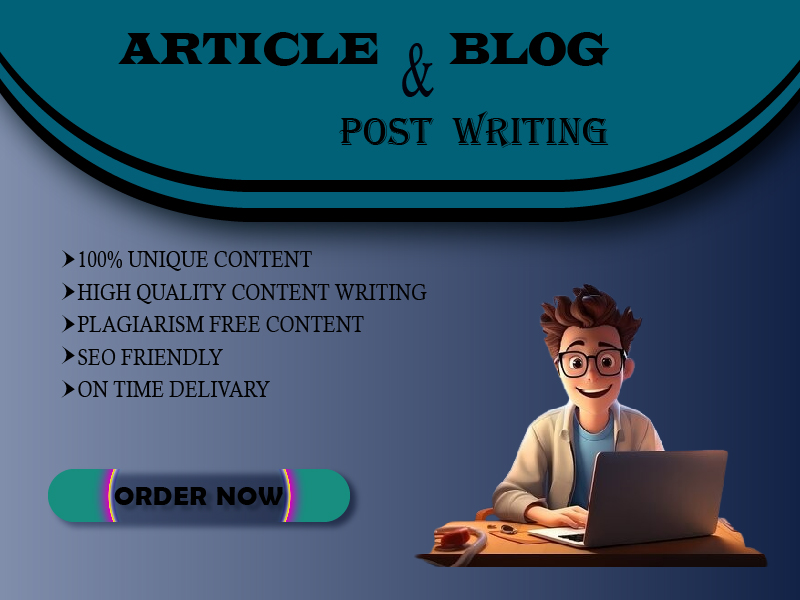 I will provide high quality writing service for artic...