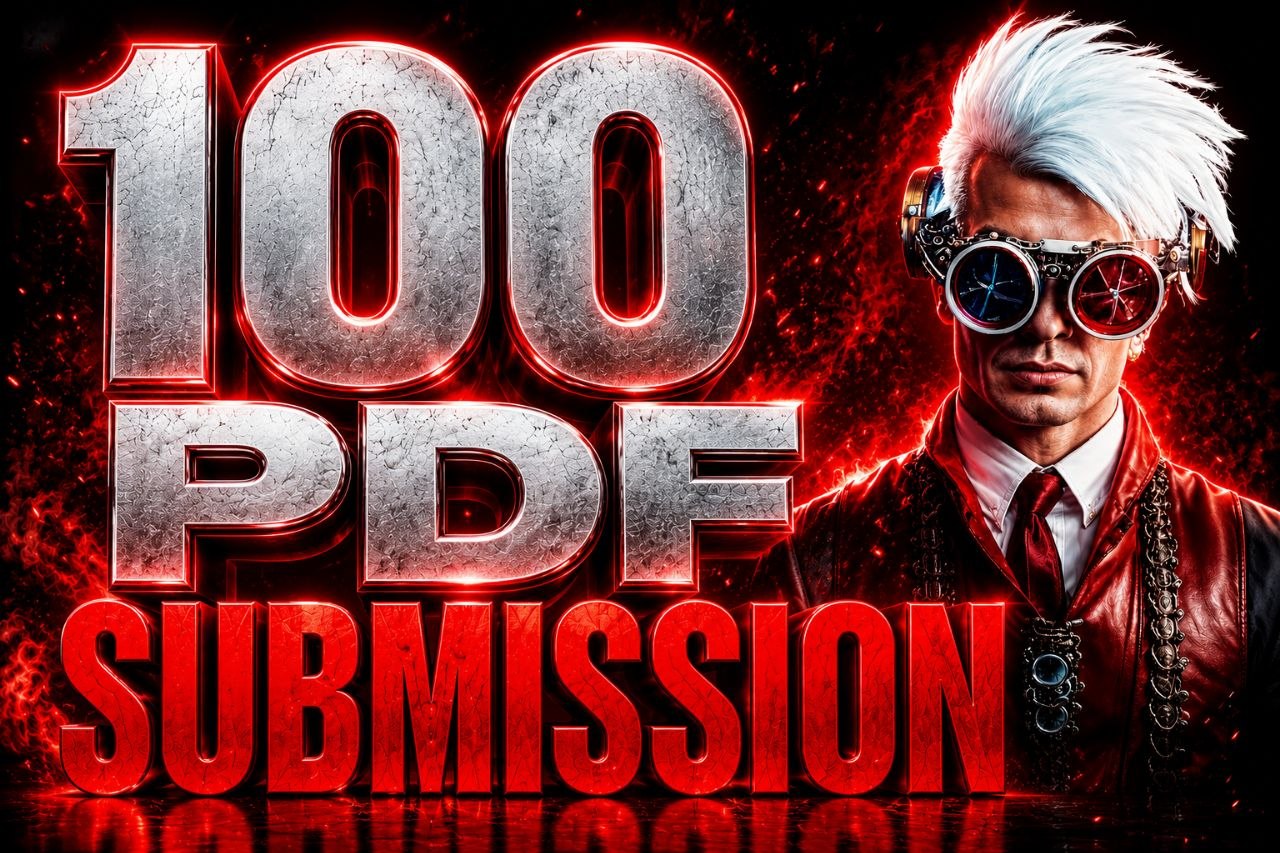I Will Do 100 Manual PDF Submissions for SEO Backlinks