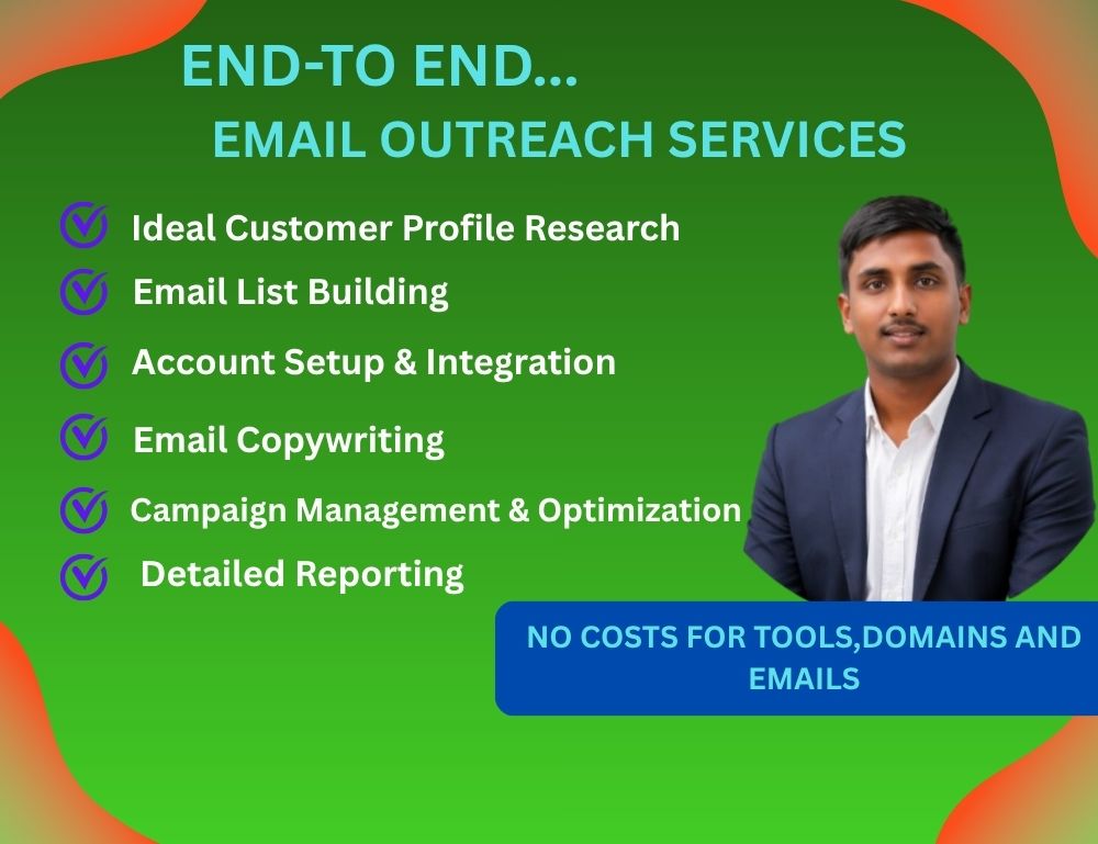 I Will Provide Professional Cold Email Outreach and C...