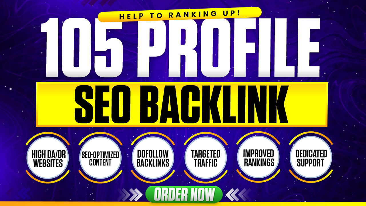 Skyrocket Your Website With 105 Profile Backlinks Wit...