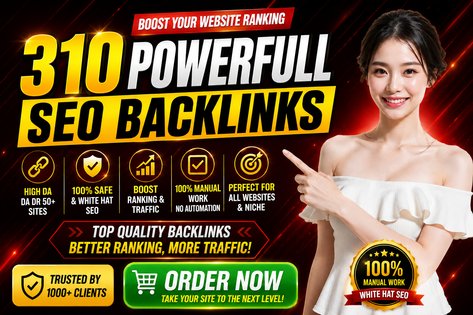 310 Premium High Authority SEO Backlinks to Boost Goo...