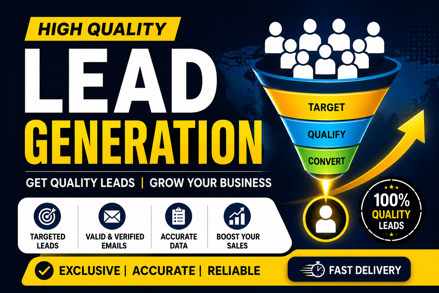 I Will Provide Verified Email Lists and Business Leads