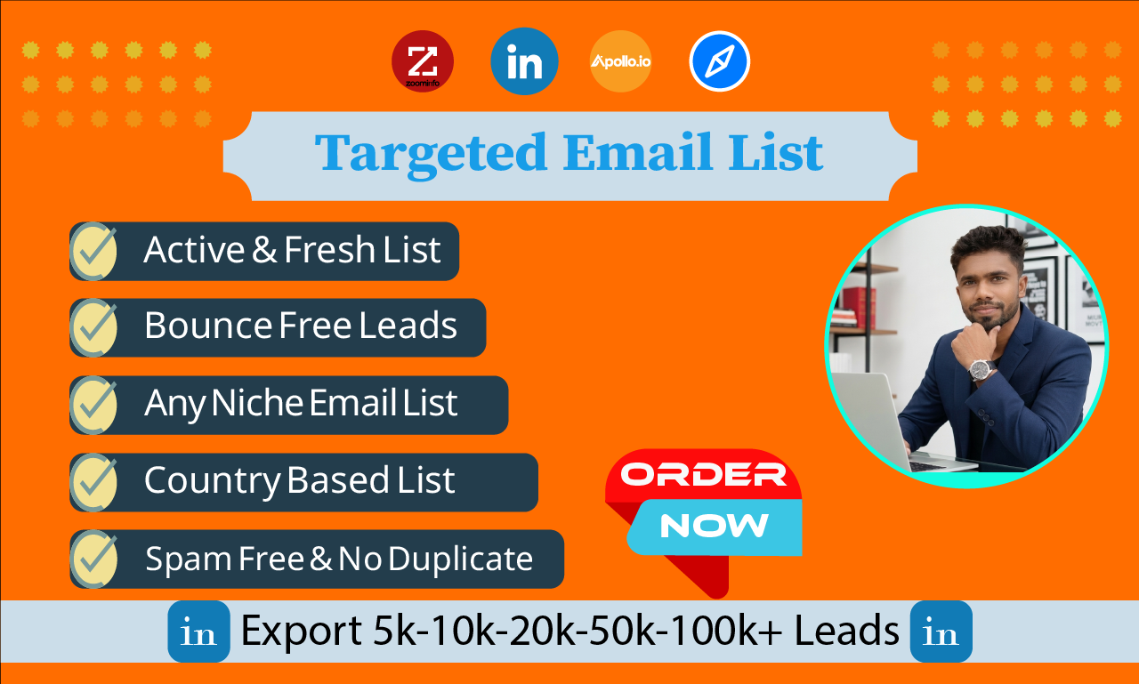 I will do B2B & B2C lead generation and web resea...