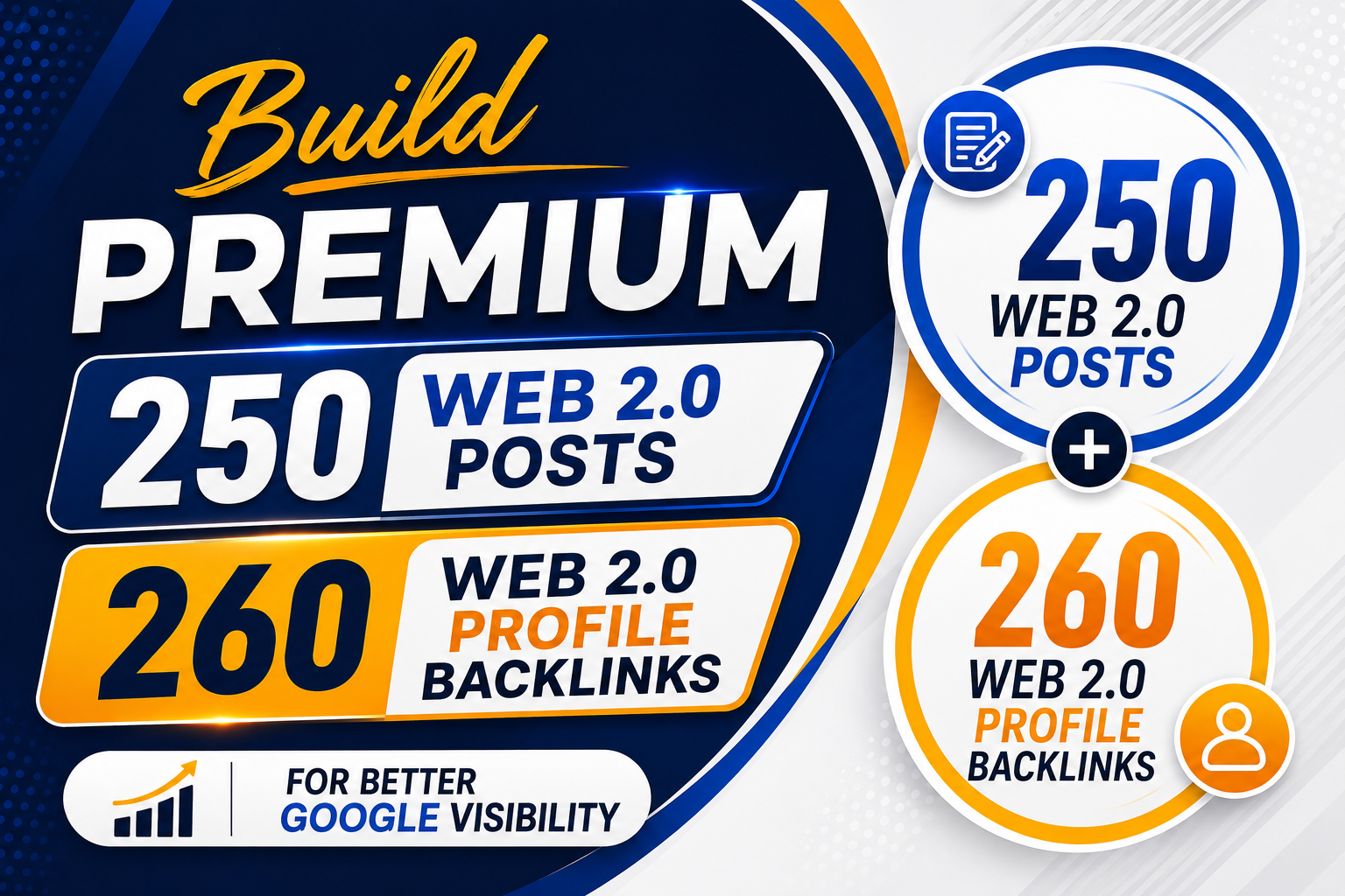 Build 250 Premium Web 2.0 Posts and 260 Web 2.0 Profi...