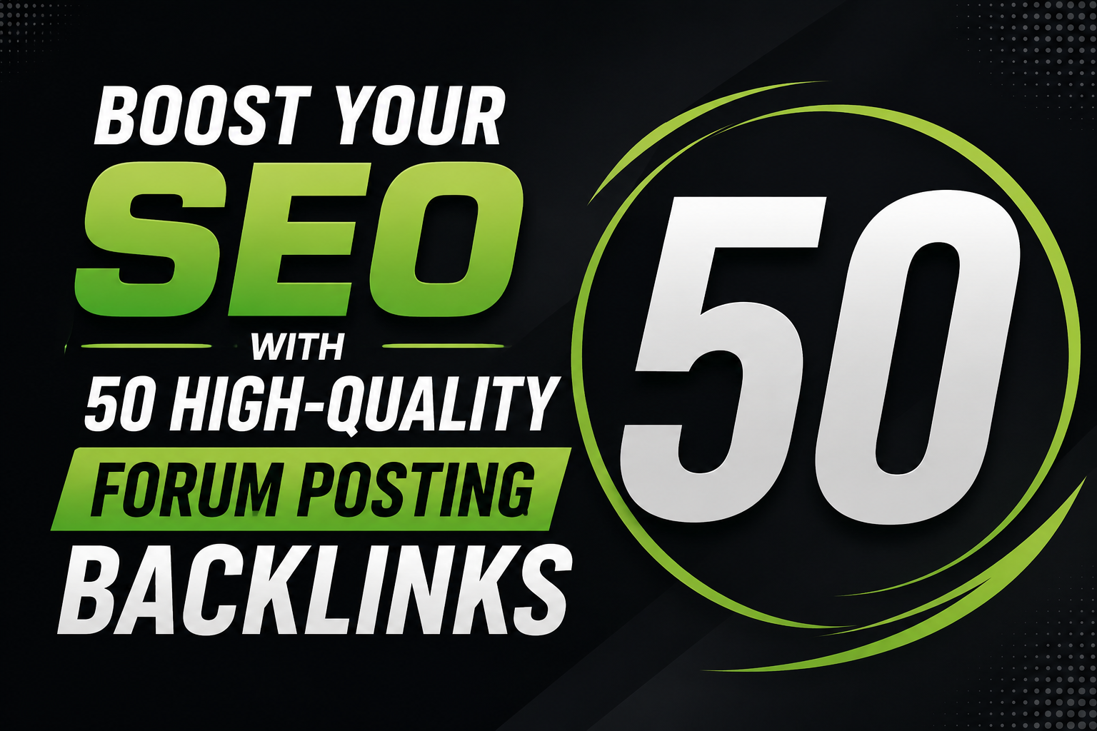 Boost Your SEO with 50 Premium Forum Posting Backlink...