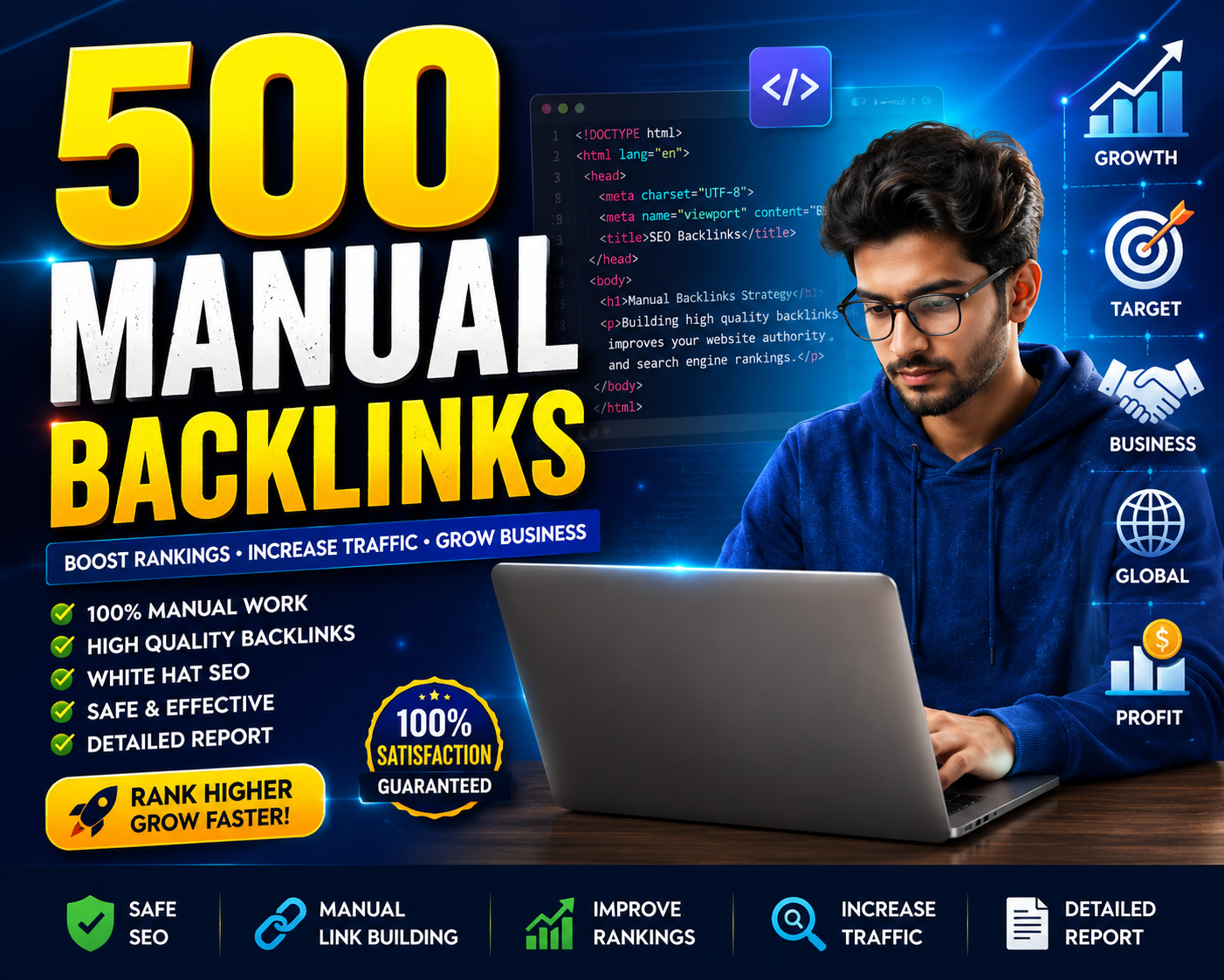 I Will Build 500 Manual Link Building Backlinks for B...