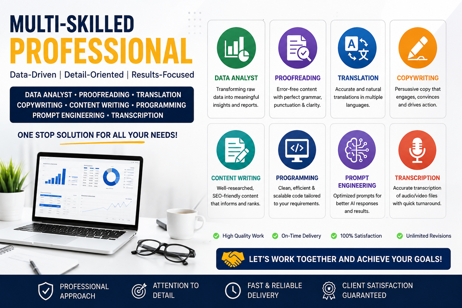Freelance Data Analyst | Copywriter | Proofreader | AI Prompt Engineer